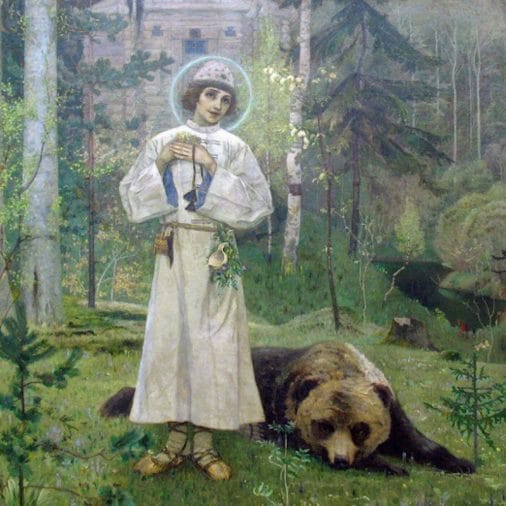 St Seraphim of Sarov and the bear